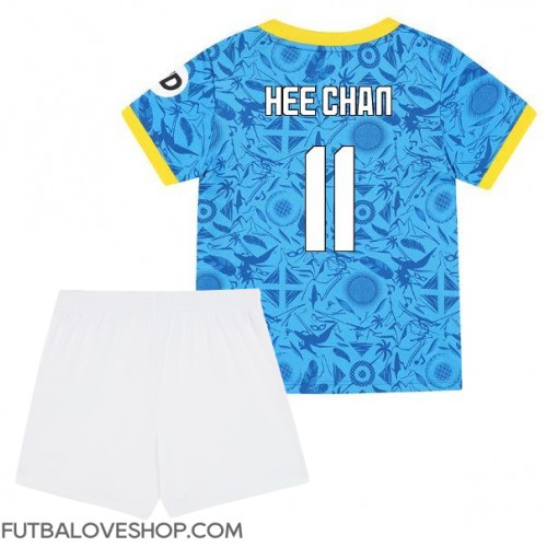 Dres Wolves Hee-chan Hwang #11 Tretina pre deti 2025-26 Krátky Rukáv (+ trenírky)